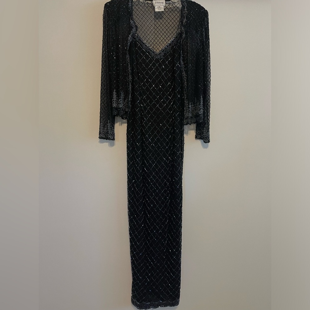 COPY - Stenay vintage black beaded dress